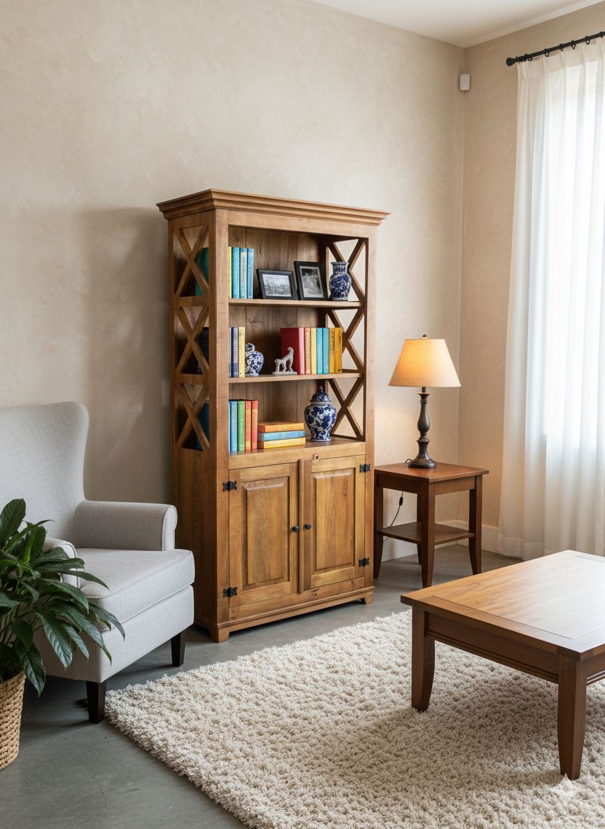 Cristaleira em madeira de demolição campinas