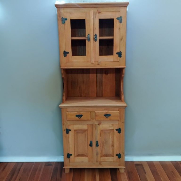 Armário rústico estilo Farmacia 4 portas 2,00 x 0,80 linha eco em madeira