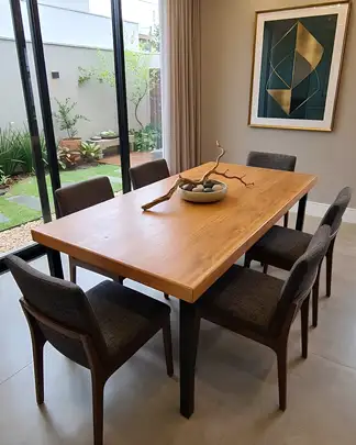 MESA ECO 2,00X990 PE EM METALOM COM PINTA ELETROSTATICA