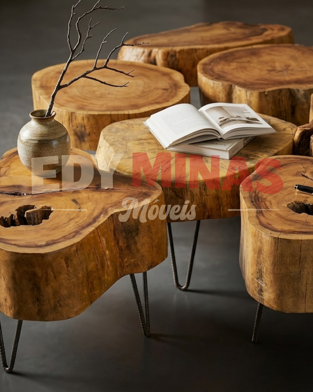 MESA DE CENTRO ORGÂNICA