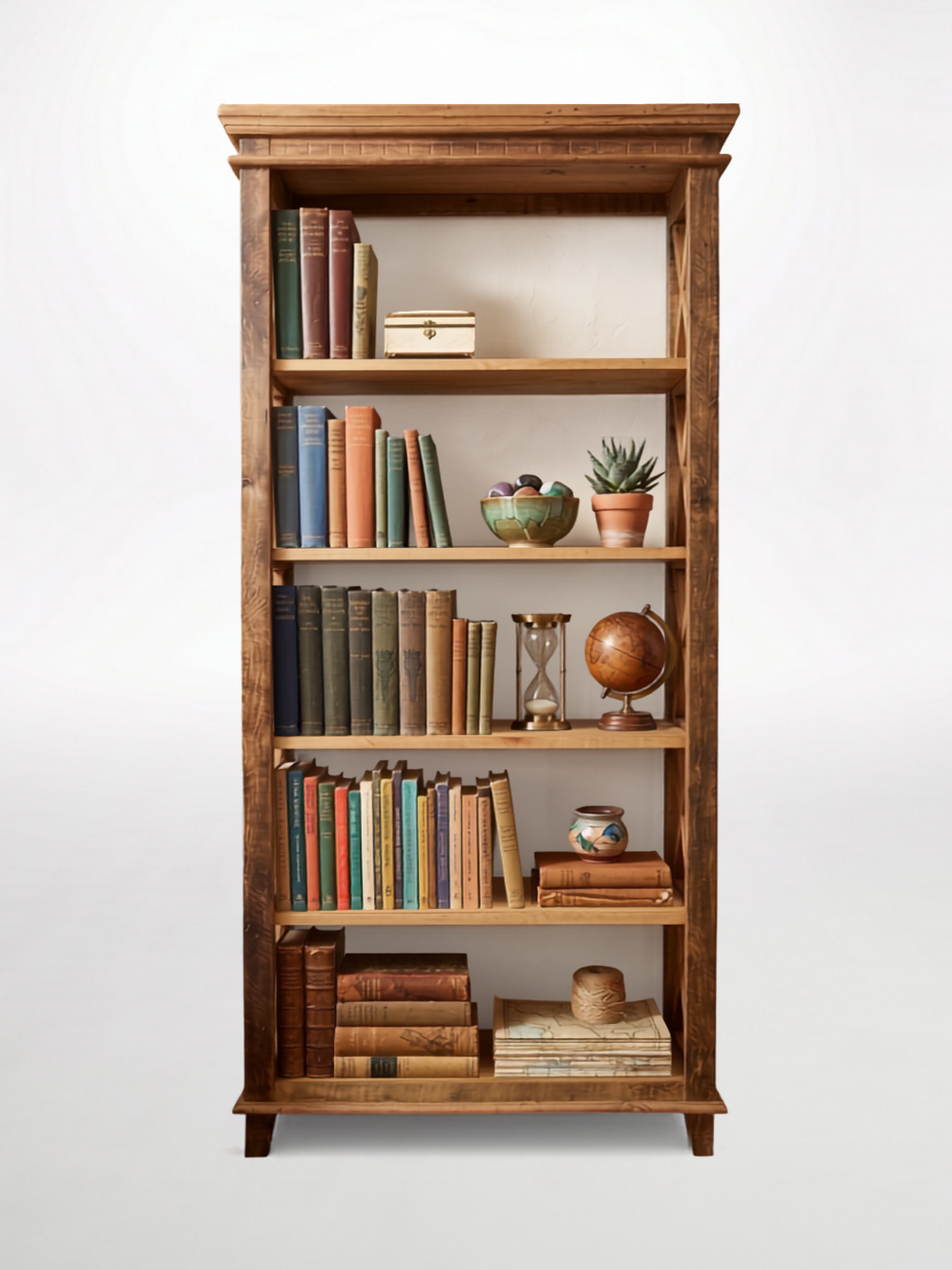 ESTANTE LIVREIRO 80X1,80 MADEIRA MACIÇA