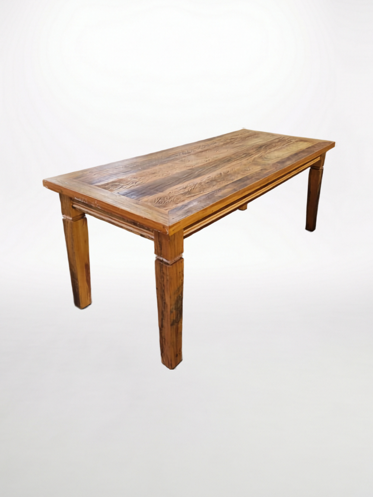 MESA DE JANTAR MINEIRA MADEIRA DE PEROBA ROSA 2,00X90 6 LUGARES