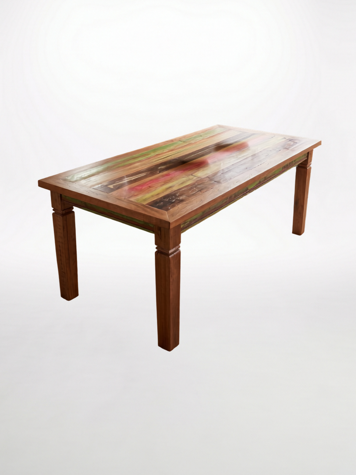 MESA DE JANTAR MINEIRA COM PATINA MADEIRA MACIÇA DE DEMOLIÇÃO 2,00X90 6 LUGARES